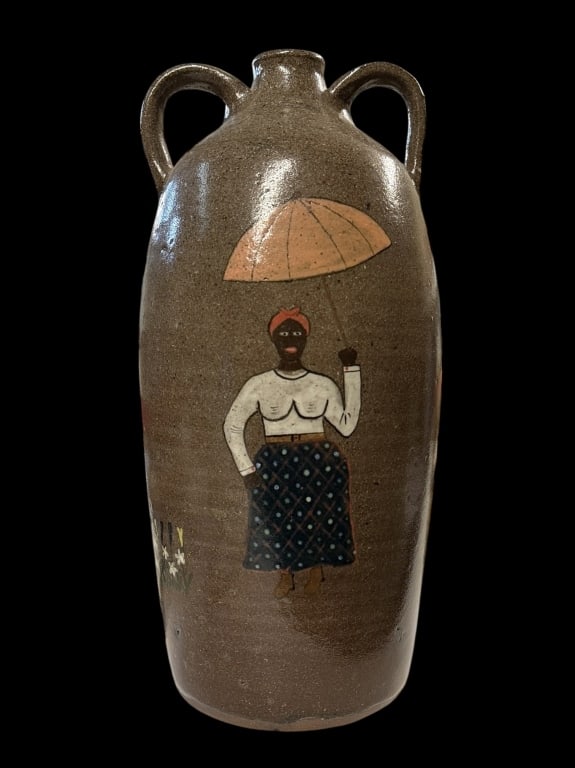 Billy Henson Double Handled Stoneware Jug (1 of 6)