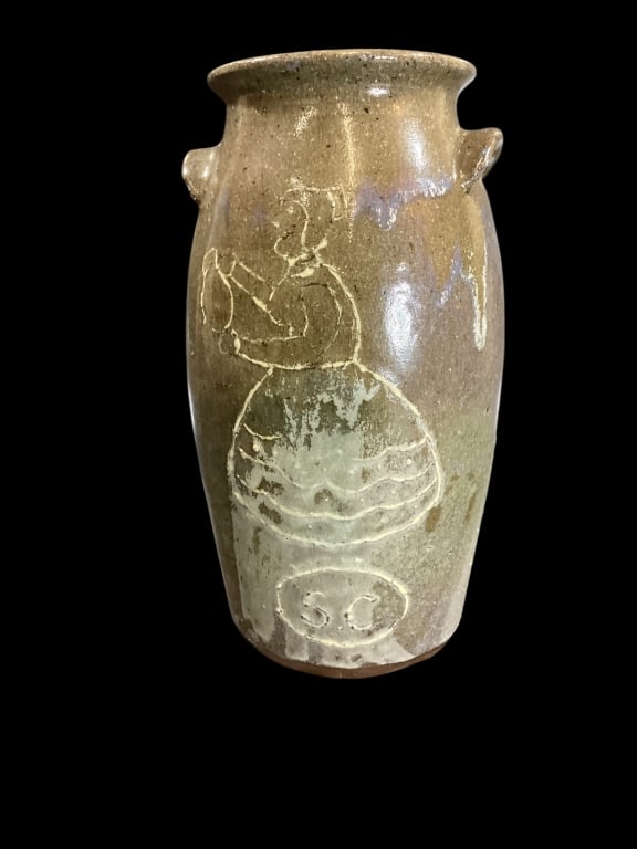 Alkaline Glazed Stoneware Jar (1 of 5)