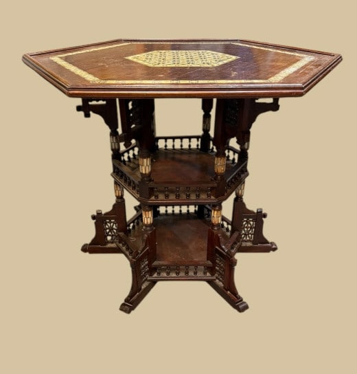 Aesthetic Movement Octagonal Entry Table (1 of 5)