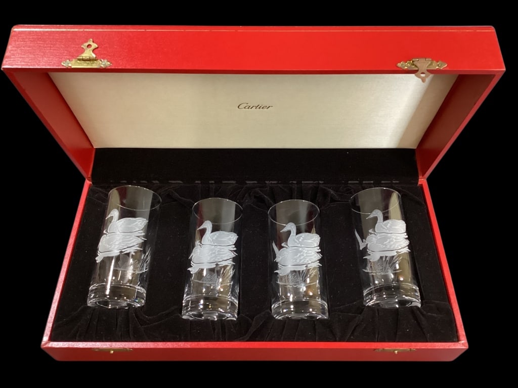 Boxed Set Cartier Crystal (1 of 5)