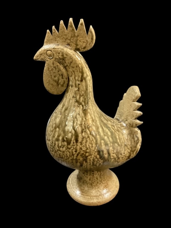 Edwin Meaders Stoneware Rooster (1 of 5)