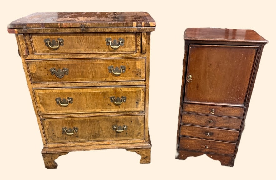 Bachelors Chest & Georgian Bedside Cabinet (1 of 9)