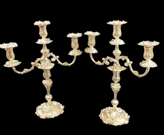 Pair Tiffany and Company Candleabra (1 of 6)