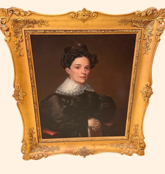 Oil on Canvas of Elegant Woman (1 of 5)