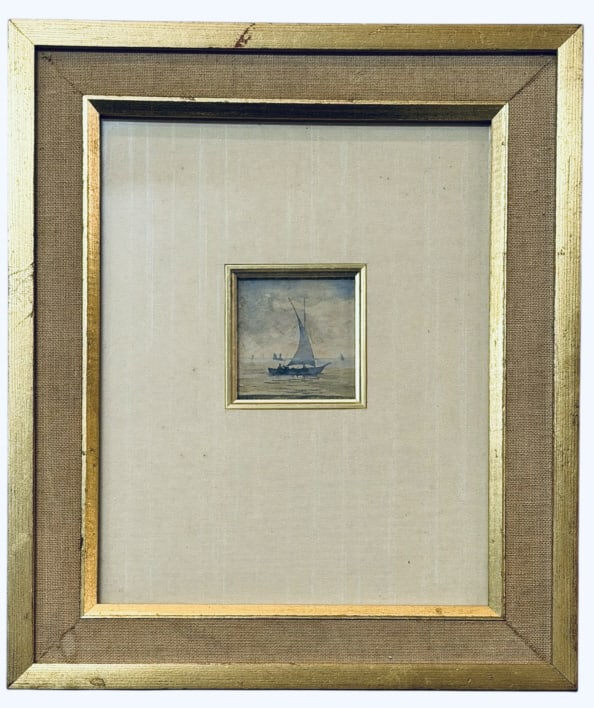 Sailboat on the Water, William Henry Holmes (1 of 5)