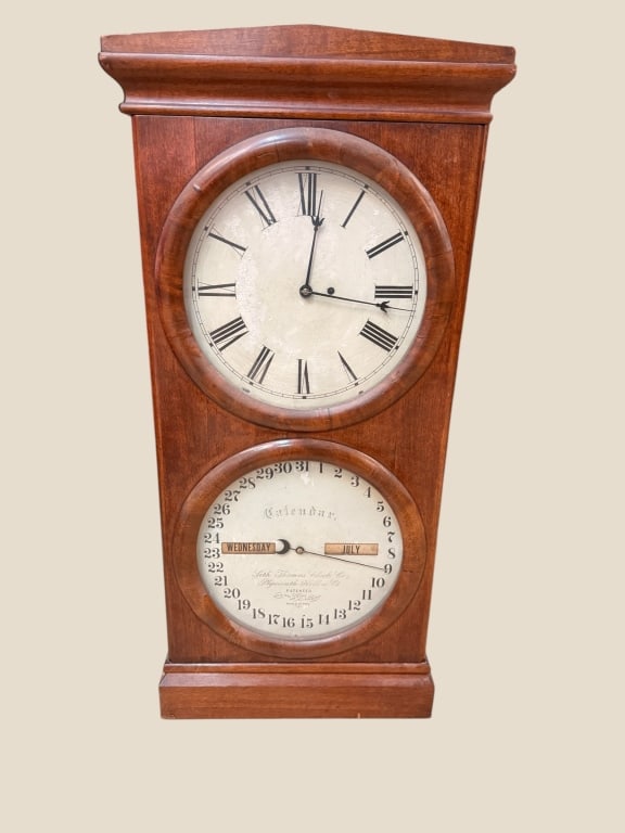 Seth Thomas Patent Calendar Shelf Clock, (1 of 5)