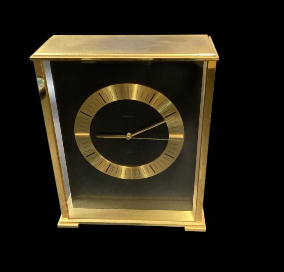Tiffany and Company Brass Clock (1 of 5)