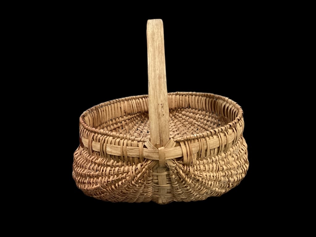 Two Split Oak Butt Baskets - 5