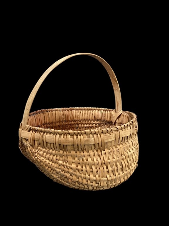 Two Split Oak Butt Baskets - 6