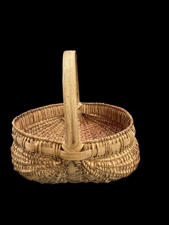 Two Split Oak Butt Baskets - 7