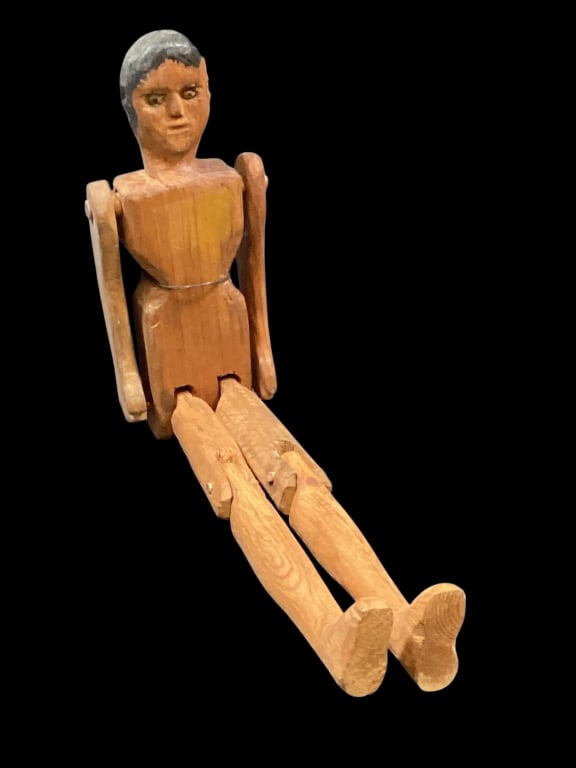 Folk Art Crafted Peg Doll (1 of 5)