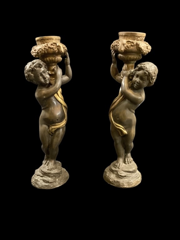 Baroque Revival Decorative Candlesticks (1 of 5)
