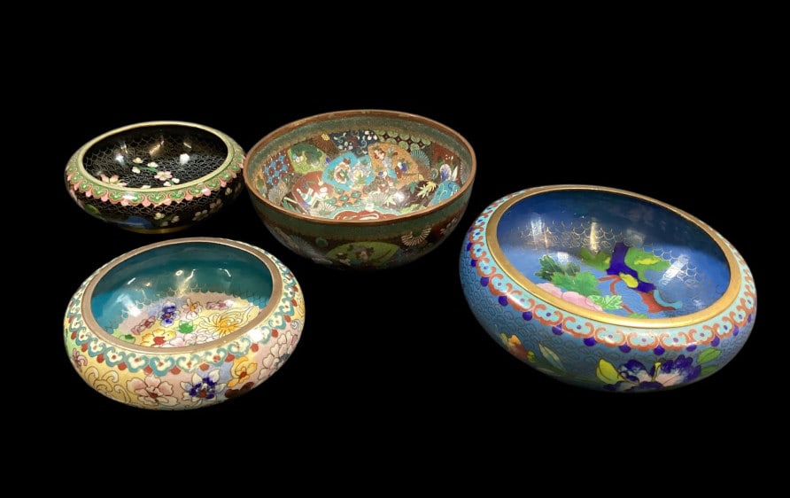 Japanese Cloisonne Bowls (1 of 7)