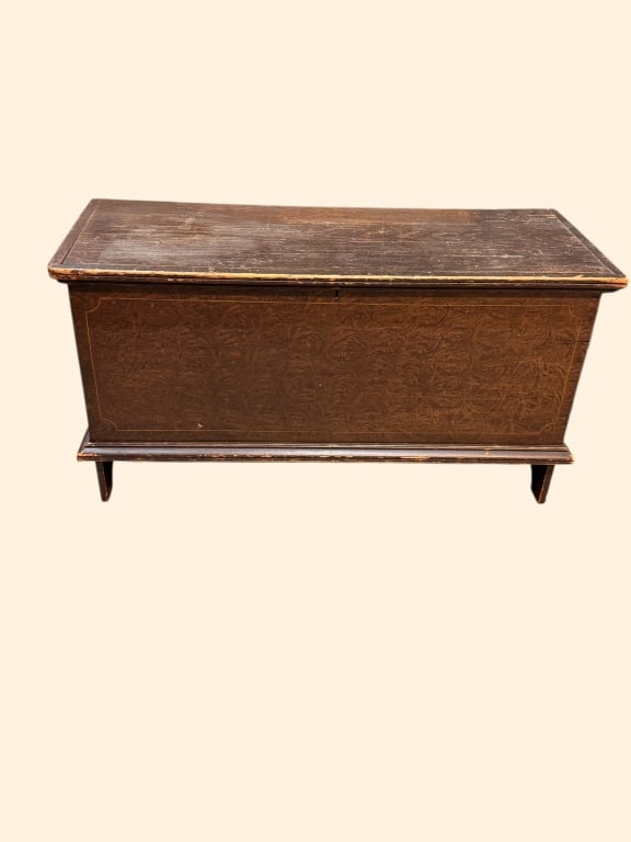 New England Blanket Box In Original Paint (1 of 5)