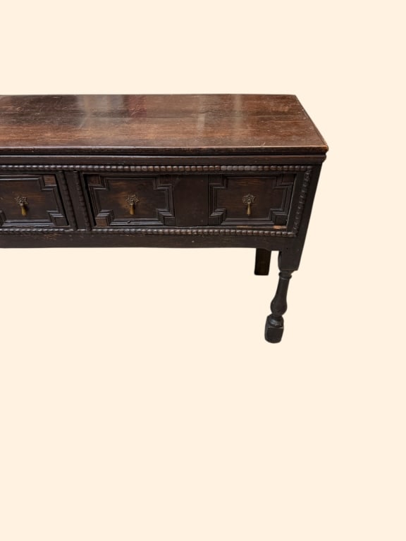 2 Drawer Jacobean Server - 2