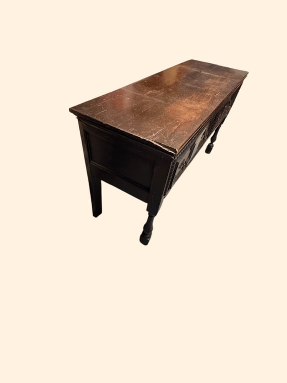 2 Drawer Jacobean Server - 4