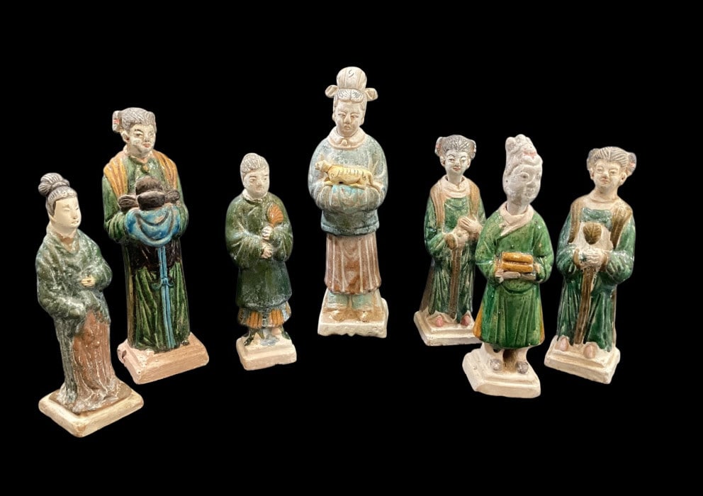 Chinese Terracotta Tomb Attendants (1 of 6)