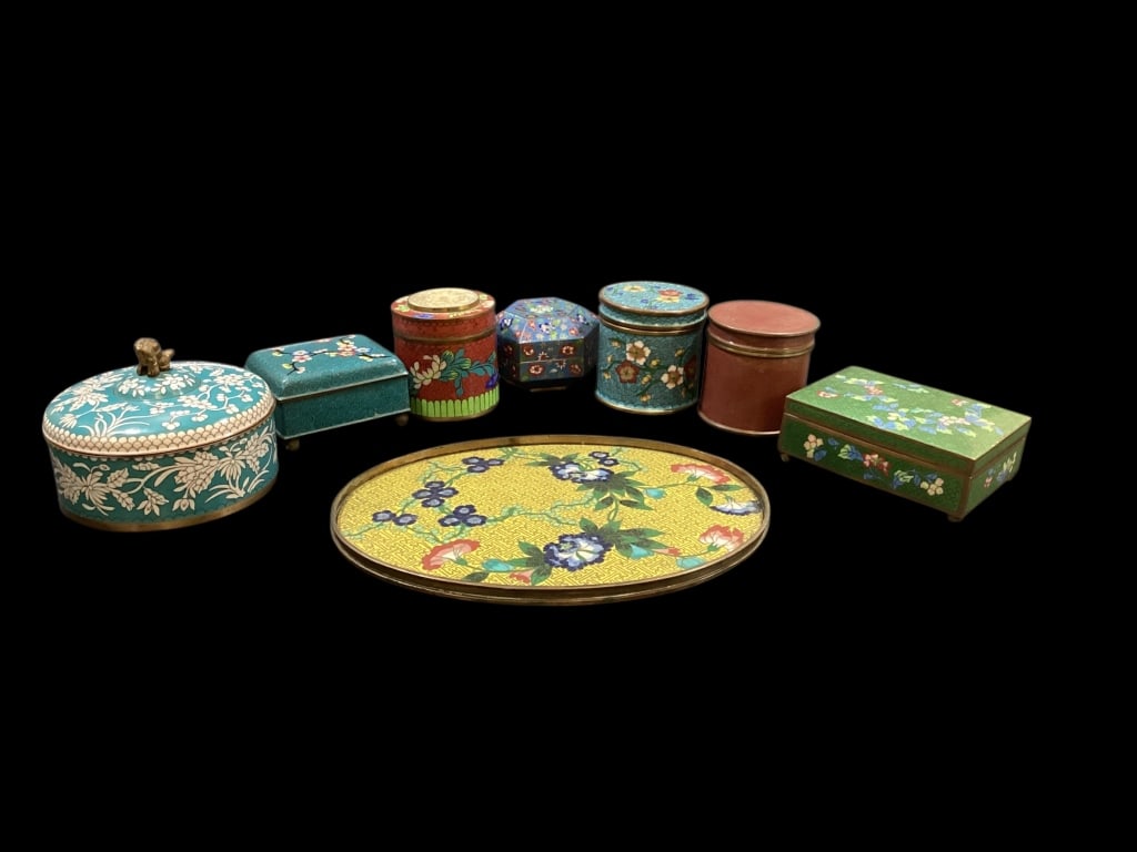 Cloisonne Enamel Table Articles (1 of 7)