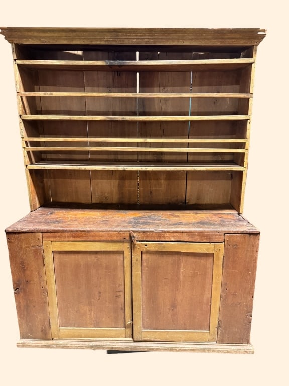 Pennsylvania Dutch Pewter Cupboard (1 of 5)