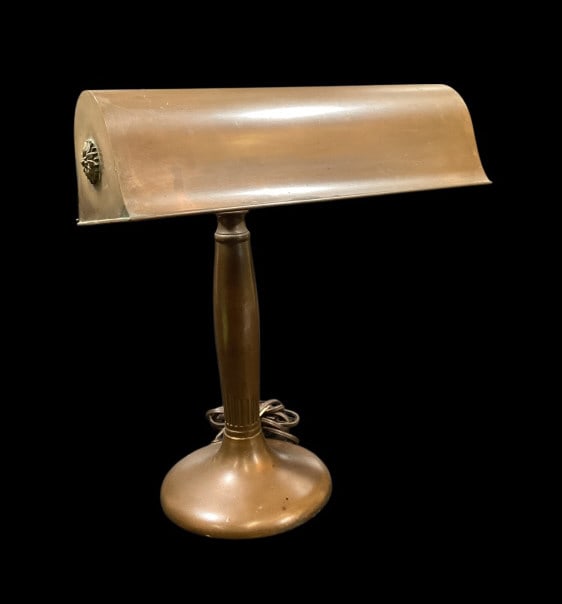 Handel Copper Bankers Lamp (1 of 5)