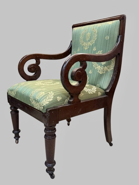 Three Assorted Open Arm Chairs - 2