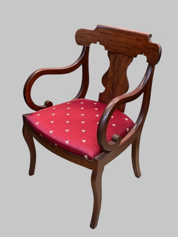 Three Assorted Open Arm Chairs - 8