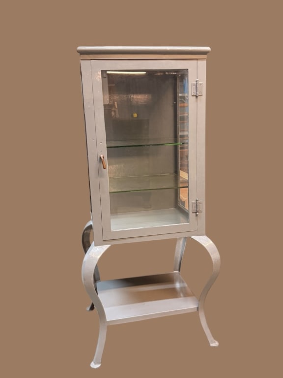 Vintage Metal Dental Cabinet (1 of 5)
