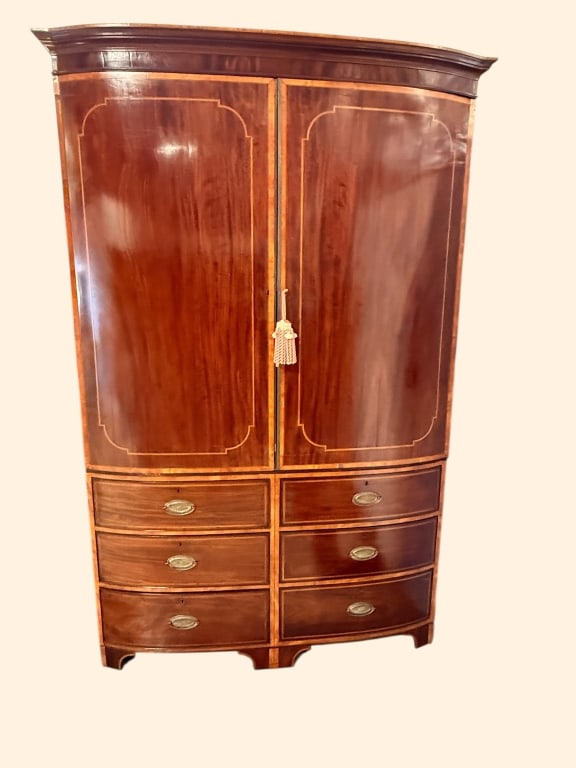 Monumental Georgian Linen Press (1 of 7)