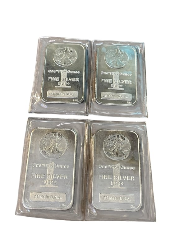 Eight 1oz Silver Bars - 3