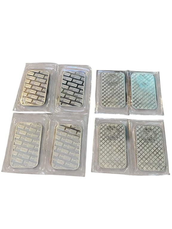 Eight 1oz Silver Bars - 4
