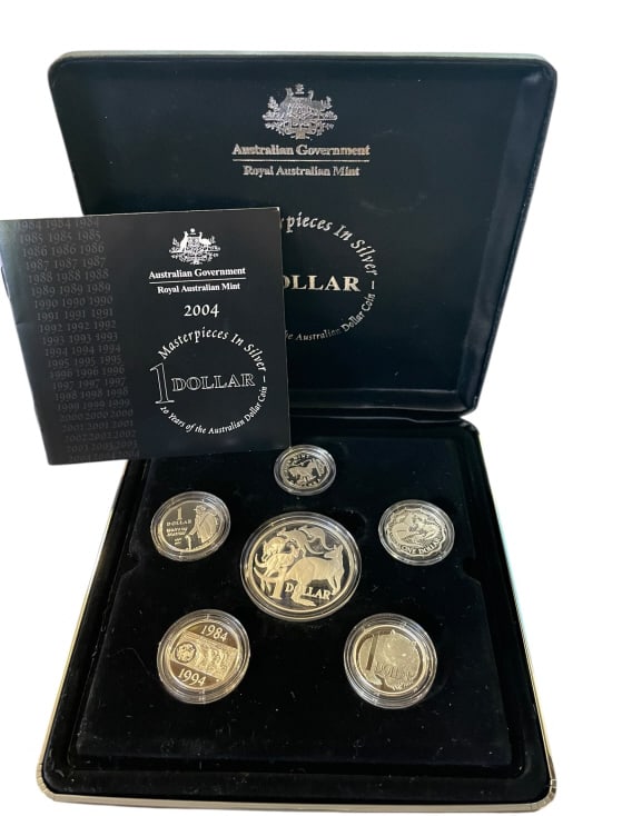 2004 Royal Australian Mint Silver Proof Coin Set (1 of 7)