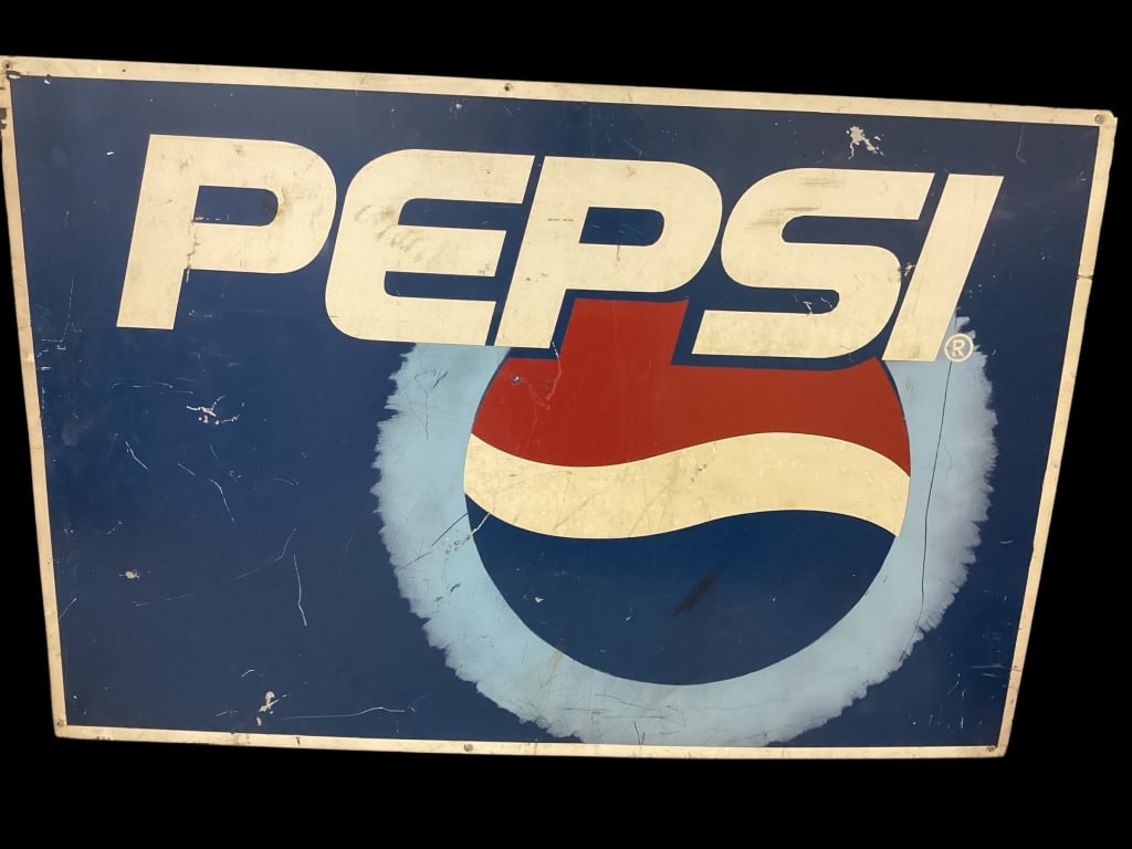 Vintage Pepsi Advertising Sign (1 of 4)