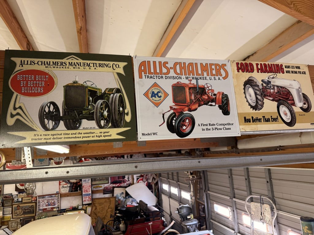 3 Reproduction Allis-Chalmers Signs: All approximately 12.5 x 15