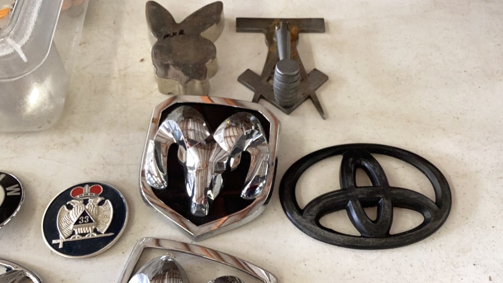 Collected Group Automobile Emblems - 4