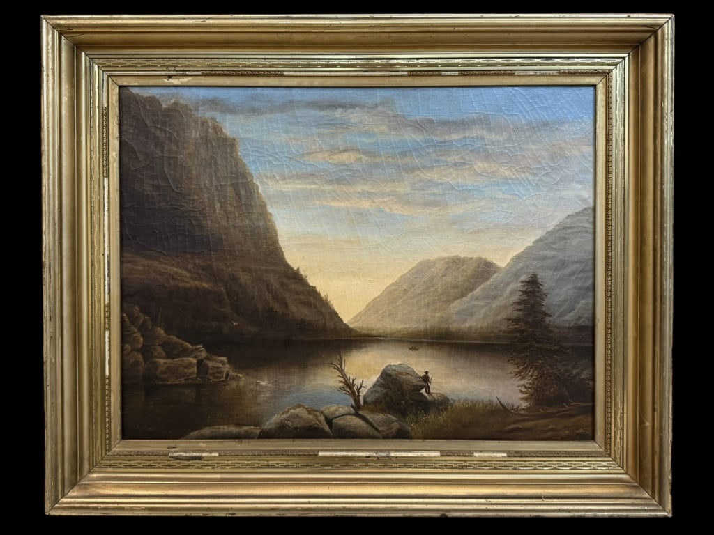 19th Century American School Landscape, R. Snow (1 of 6)