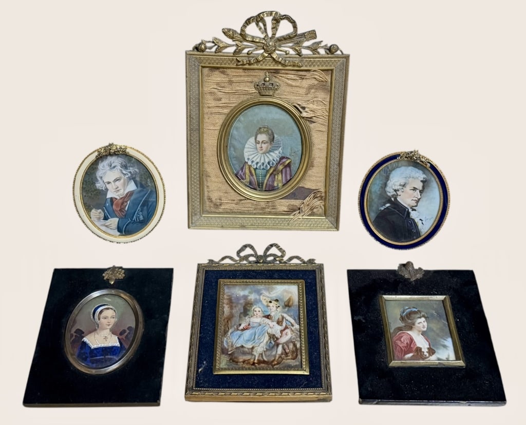 Group English and Continental Miniature Portraits (1 of 7)