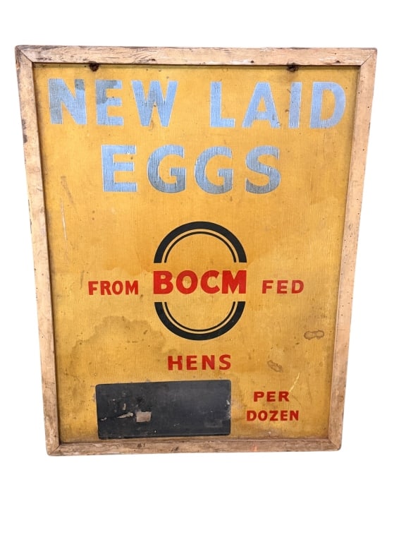 Vintage Double Sided Feed Sign (1 of 2)