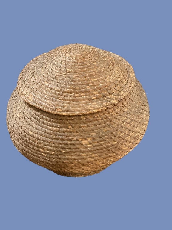 Coilwork Straw Basket - 3