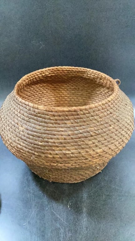 Coilwork Straw Basket - 4
