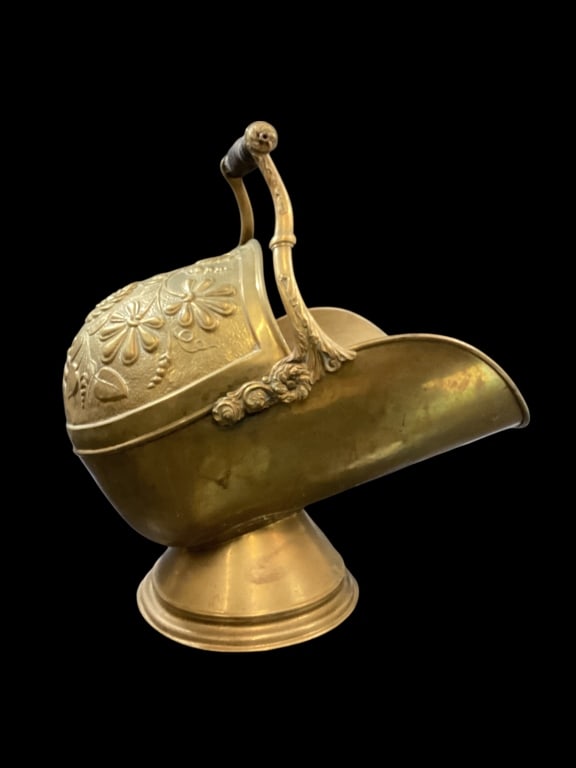 Brass Coal Scuttle - 2