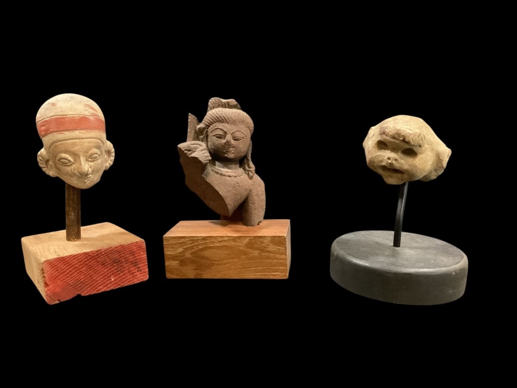 Three Mounted Artifacts (1 of 7)