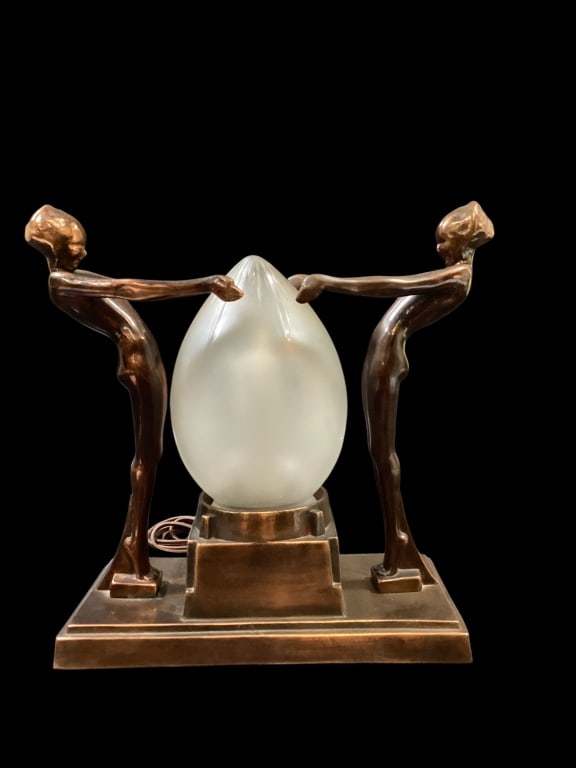 Vintage Art Deco Table Lamp (1 of 6)