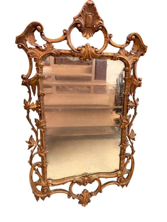 Italian Rococo Revival Gilt Carved Mirror (1 of 4)