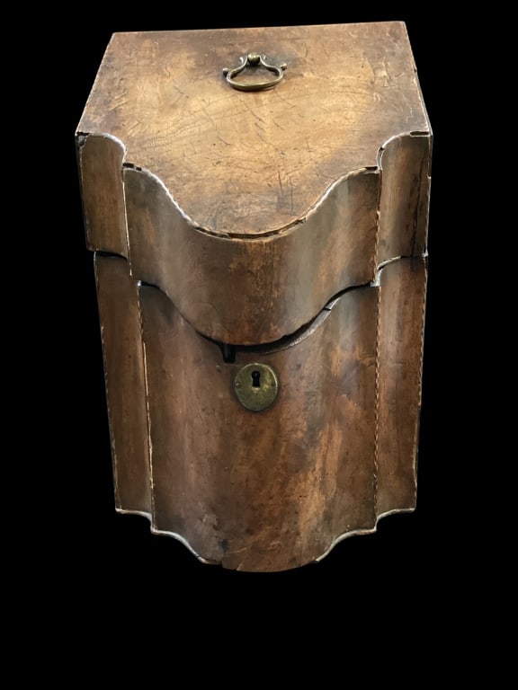 Georgian Mahogany Knife Box (1 of 6)