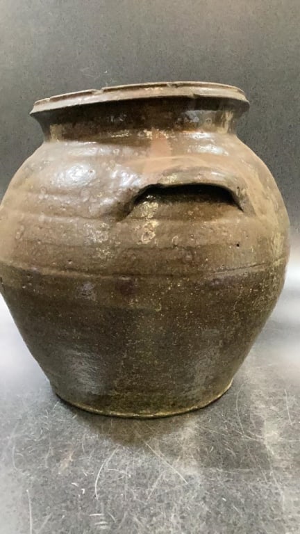 Edgefield Stoneware Jar - 4