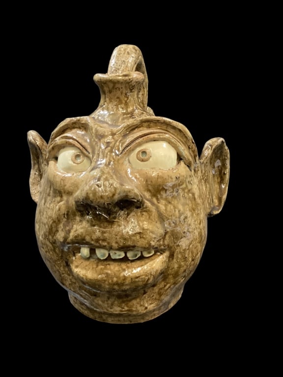 WA Flowers Snake Handle Face Jug (1 of 7)