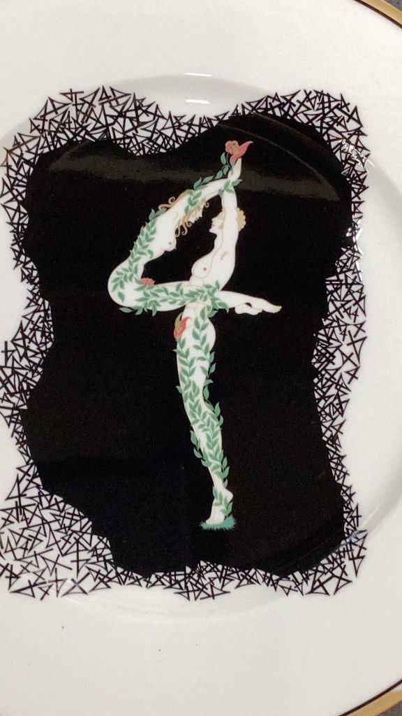 Erte Designed China Plates - 6