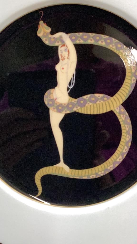 Erte Designed China Plates - 7