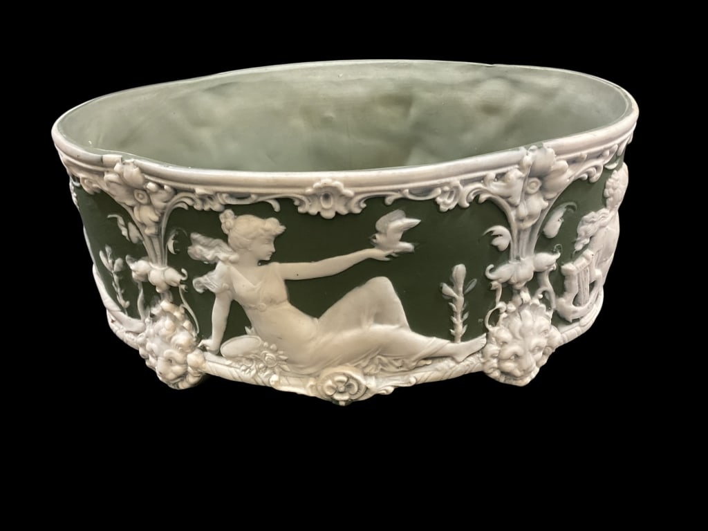 Jasperware Footed Bowl - 2