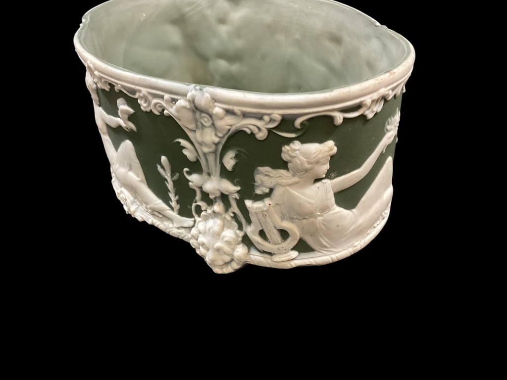 Jasperware Footed Bowl - 3
